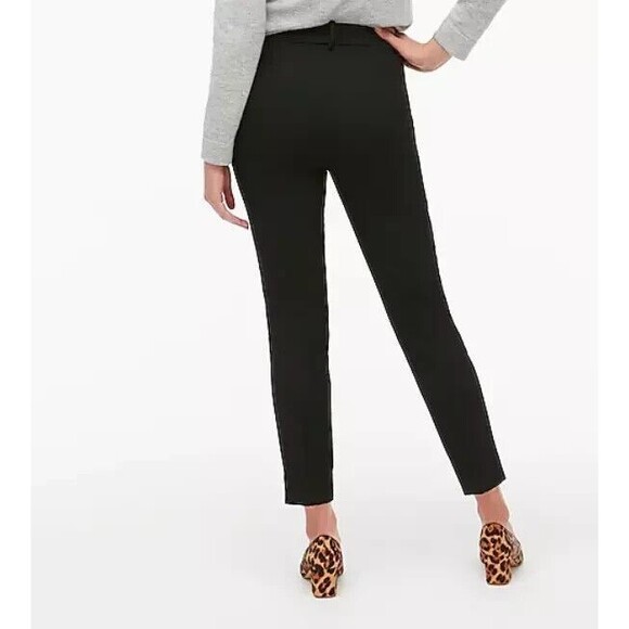 J. Crew Mercantile Effortless Slim Crop Pants Black Size 8 NWT!!! - Picture 2 of 5